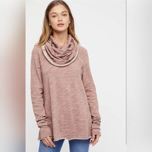 Free People Beach Cocoon Cowl Neck Popover Size One Body